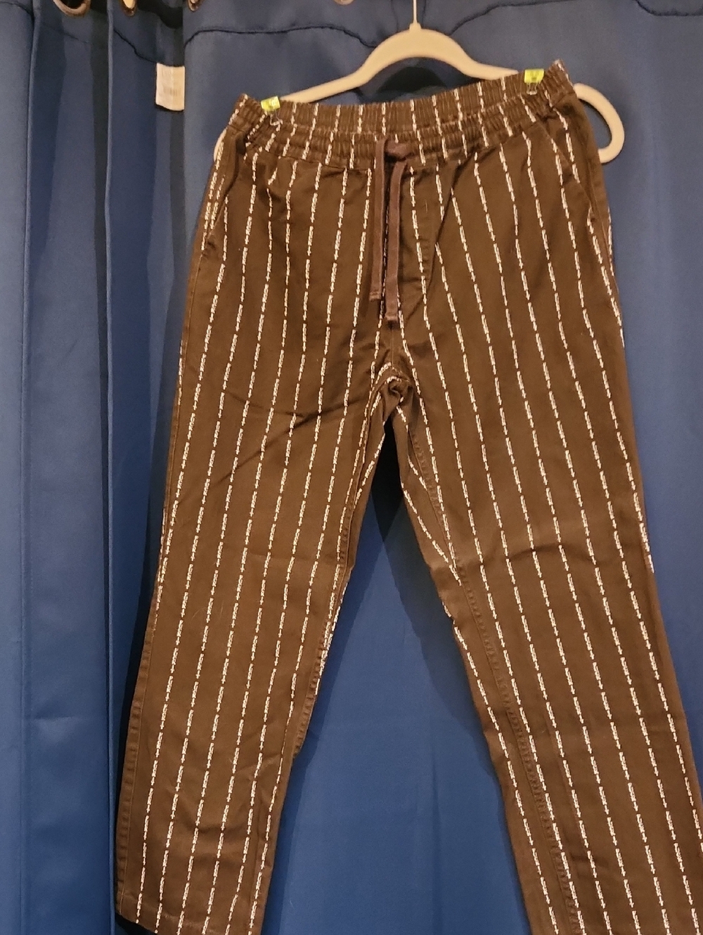 HUF Brown Stripe Drawstring Joggers